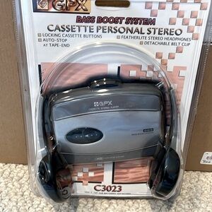 New Sealed GPX Cassette player Bass Boost System #C3023
